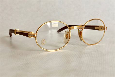 cartier gold glasses|cartier glasses real gold.